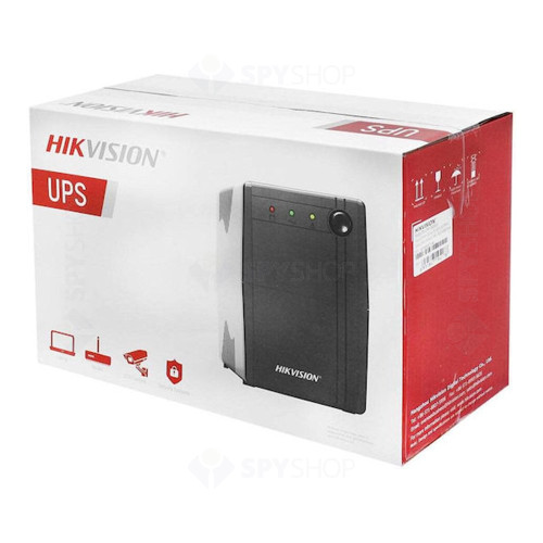 UPS cu 2 prize Hikvision Oversea DS-UPS1000, 1000 VA, 600 W, AVR - imagine 4