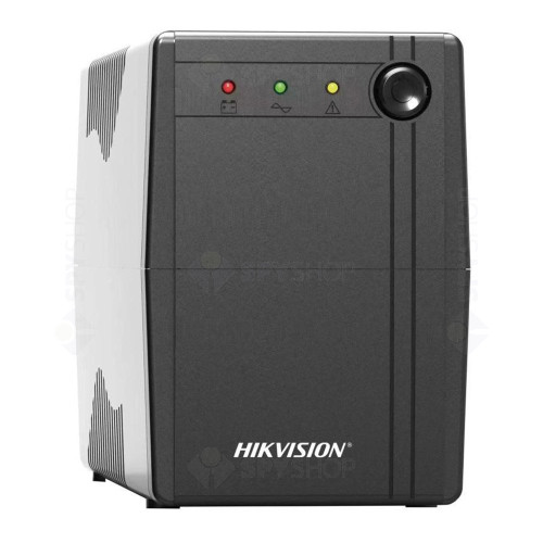 UPS cu 2 prize Hikvision Oversea DS-UPS1000, 1000 VA, 600 W, AVR