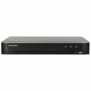 DVR Hikvision AcuSense IDS-7204HUHI-M2/X, 5 MP, 96 Mbps, 4 canale, functii smart, audio prin coaxial, rackabil