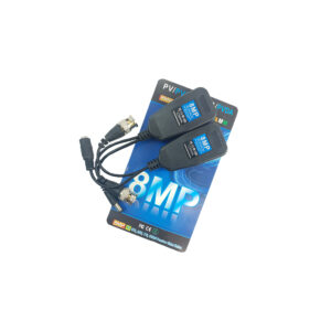 Video balun pasiv cu alimentare LLT-B209, CVI/TVI/AHD/CVBS, BNC in RJ45, 1 canal, 8 MP, pret/set